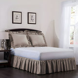 400TC Cotton Sateen Velcro Detachable Ruffle Bed Skirt
