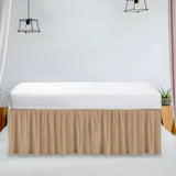 400TC Daybed Sateen Solid Cotton Gathered Bed Skirt