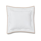 400TC Embroidery Cotton Sateen Solid Euro Sham