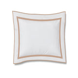400TC Embroidery & Border Cotton Sateen Solid Euro Sham