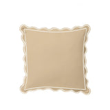 Monogram 400TC Luxurious Scallop Embroidery & Border Cotton Euro Sham