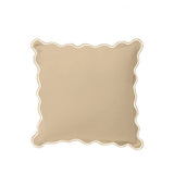 Monogram 400TC Luxurious Scallop Embroidery Cotton Euro Sham