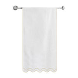 Reverse U Shape Embroidered Bath Towels (Set of 2)