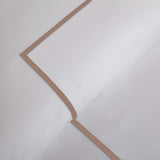 500TC Cotton Single Embroidery Sateen Solid Duvet Cover Set