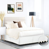 Ashley 400TC Sateen Cotton Traingle Embroidery Tailored Bed Skirt