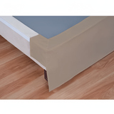 400TC Sateen Solid Cotton Wrap Around Tailored Bed Skirt