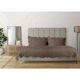 Wavy Textured Knitted Cotton Coverlet
