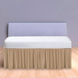 400TC Daybed Sateen Solid Cotton Gathered Bed Skirt