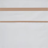 400TC Embroidery & Border Cotton Sateen Solid Euro Sham