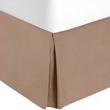 400TC Sateen Solid Cotton Tailored Bed Skirt