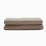 400TC Luxurious Single Embroidery Sateen Solid Cotton Fitted Sheet