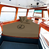 400TC Cotton Anchor Embroidery Boating Sheet Set