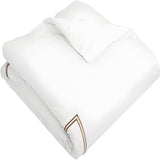 400TC Cotton Double Embroidery Sateen Solid Duvet Cover Set