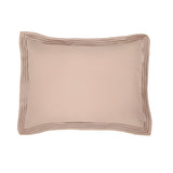 400TC Cotton Luxurious Triple Embroidery Sateen Solid Duvet Cover Set