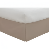 400TC Sateen Solid Cotton Wrap Around Tailored Bed Skirt