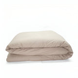 400TC Sateen Solid Cotton Round Duvet Cover Set
