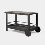 TAVOLA ALUMINUM Stone Bar Cart