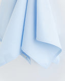 Linen-cotton tea towel in Sky blue (Set of 2)