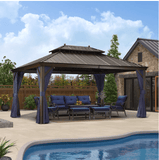 The Privacy Curtain for Hardtop Gazebo
