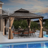 The Privacy Curtain for Hardtop Gazebo