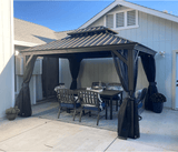 The Privacy Curtain for Hardtop Gazebo