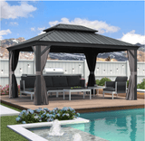 The Privacy Curtain for Hardtop Gazebo