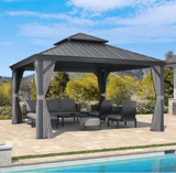 The Privacy Curtain for Hardtop Gazebo