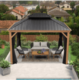 The Privacy Curtain for Hardtop Gazebo