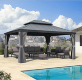 The Privacy Curtain for Hardtop Gazebo