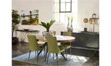 Parq Oval Dining Table Amber