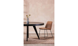 Parq 60 Inch Round Dining Table Black