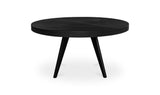 Parq 60 Inch Round Dining Table Black