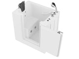 Coupe Series 27 in. x 39 in. Right Drain Quick Fill Walk-In Whirlpool Tub in White