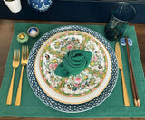Cotton Placemats Set of 6 - Cloth Placemats