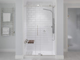 Kind 20 in. Teak Wall Mounted Folding Shower Seat