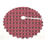 Printed Scalloped Christmas Tree Skirt