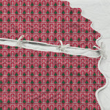Printed Scalloped Christmas Tree Skirt