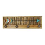 Turquoise Arrow w/ Knobs Wall Hanging, 4 MOQ