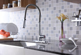 Apollo Single Handle Pull-Down Sprayer Kitchen Faucet in Polished Chrome