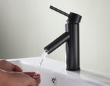 Valle Single Hole Single Handle Bathroom Faucet in Oil Rubbed Bronze