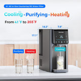 Waterdrop Reverse Osmosis Hot Cold Water Dispenser, A1
