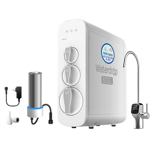 G3P600 RO System with Extra Plus a UV Sterilizing Light - Waterdrop G3P600