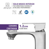 Promenade Single Hole Single Handle Bathroom Faucet in Brushed Nickel