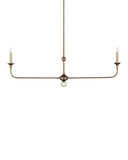 Nottaway Linear Bronze Chandelier