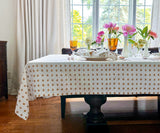Polka Dot Tablecloth - Copper
