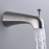 Meno Series Single-Handle 1-Spray Tub and Shower Faucet in Brushed Nickel