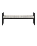 Teagan Black Bench, Attel Ivory