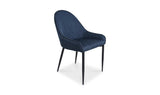 Lapis Dining Chair Dark Blue - Set Of Two
