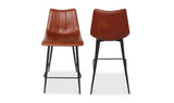 Alibi Counter Stool Brown - Set Of Two