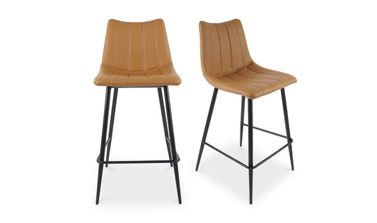 Alibi Counter Stool Tan - Set Of Two